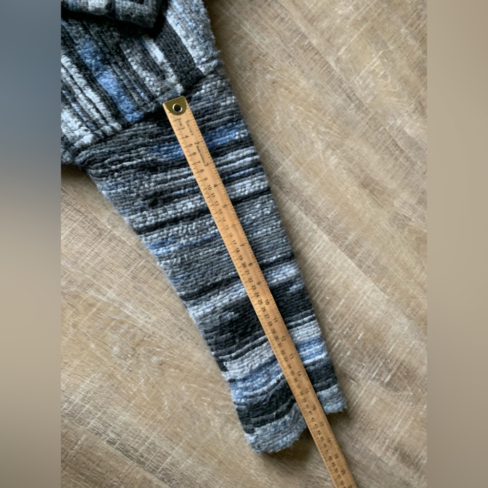 ▶️ PrAna Arria Wool Sweater Jacket Womens XS Gray Blue Button Coat Gorpcore - Picture 9 of 15